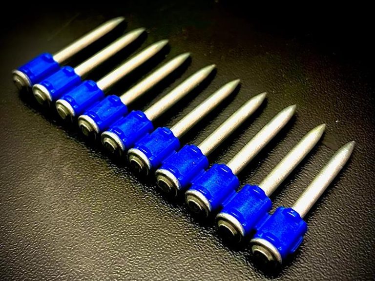 Powder Actuated Integrated Nails